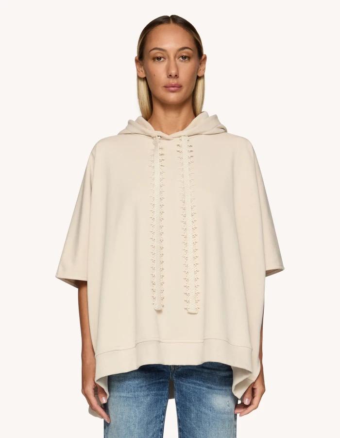 Толстовка DON DUP 455 бежевая, шитье