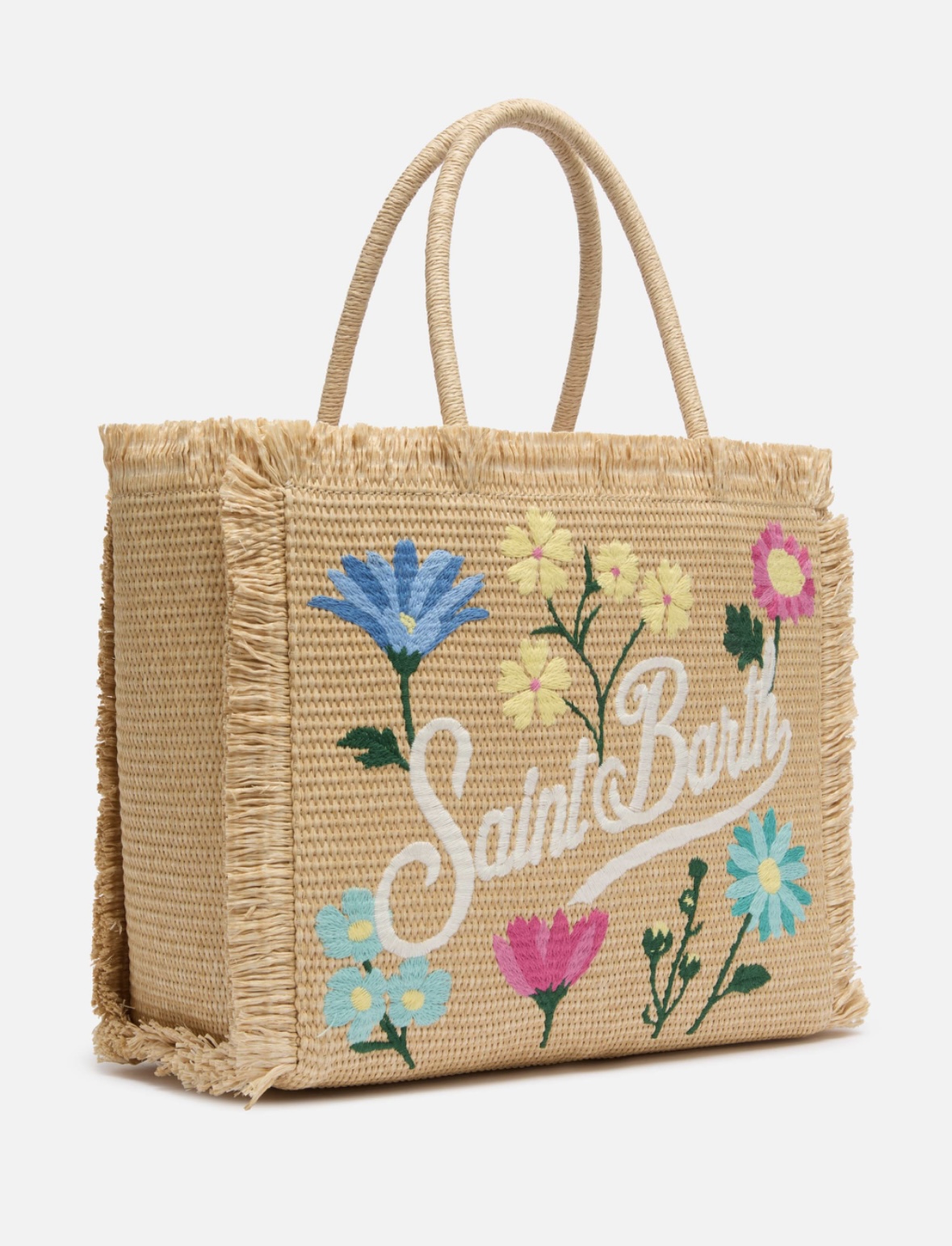 Сумка SaintBarth рафия цветы