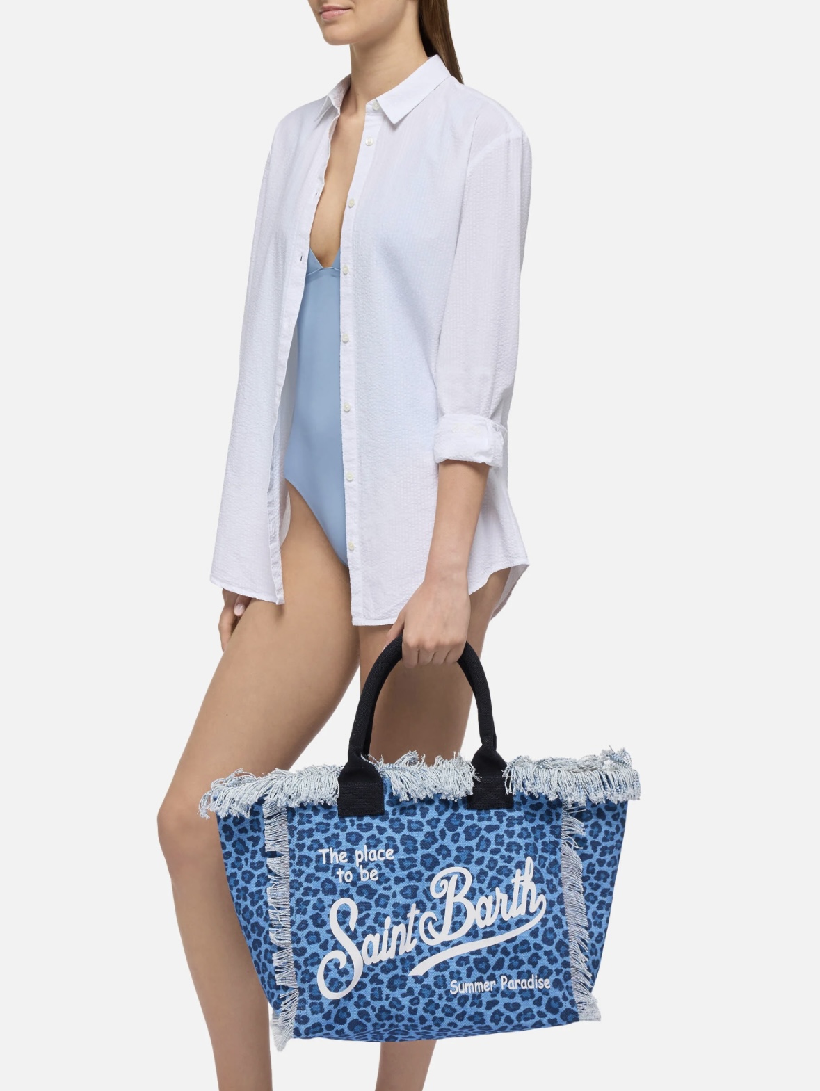 Сумка SaintBarth синяя лео