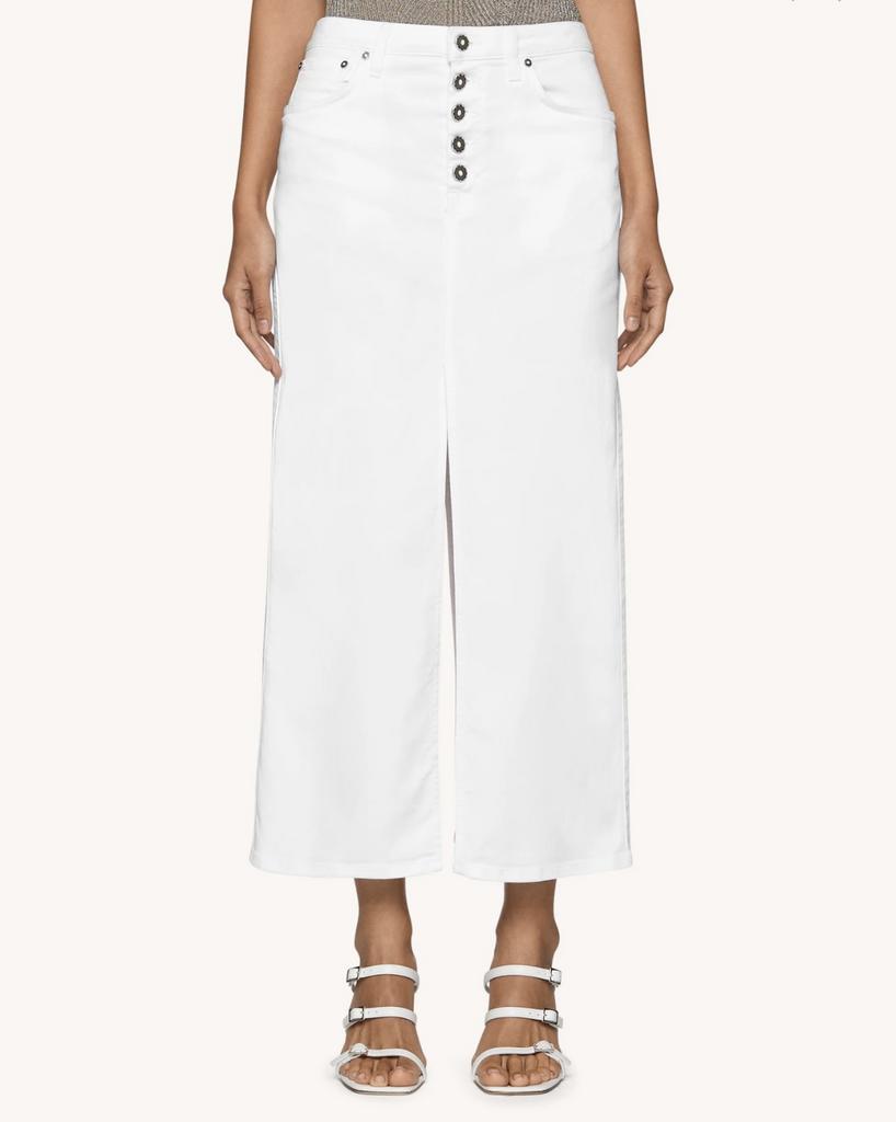 Юбка DONDUP джинсовая белая