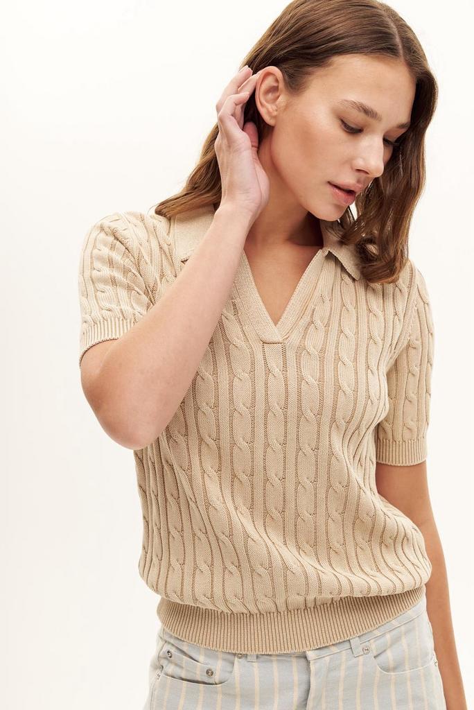 Джемпер SaintBarth CADDY бежевый поло