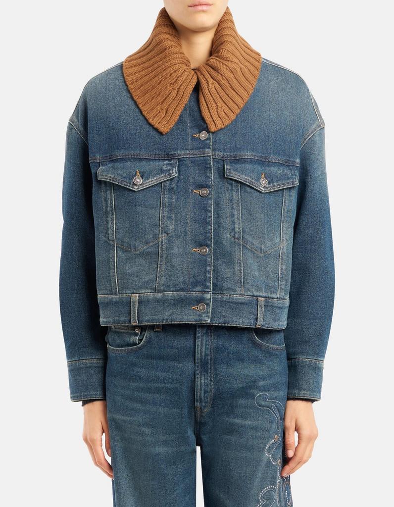 Куртка DONDUP 697 синяя, джинсовая