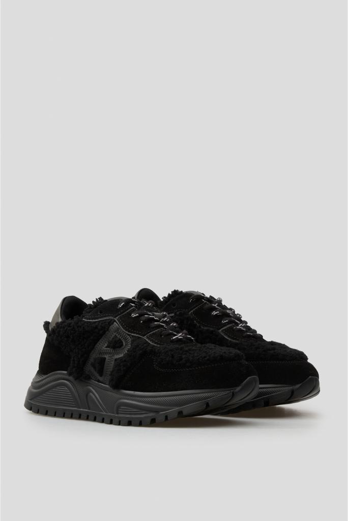 Кроссовки жен BOGNER черные с мехом