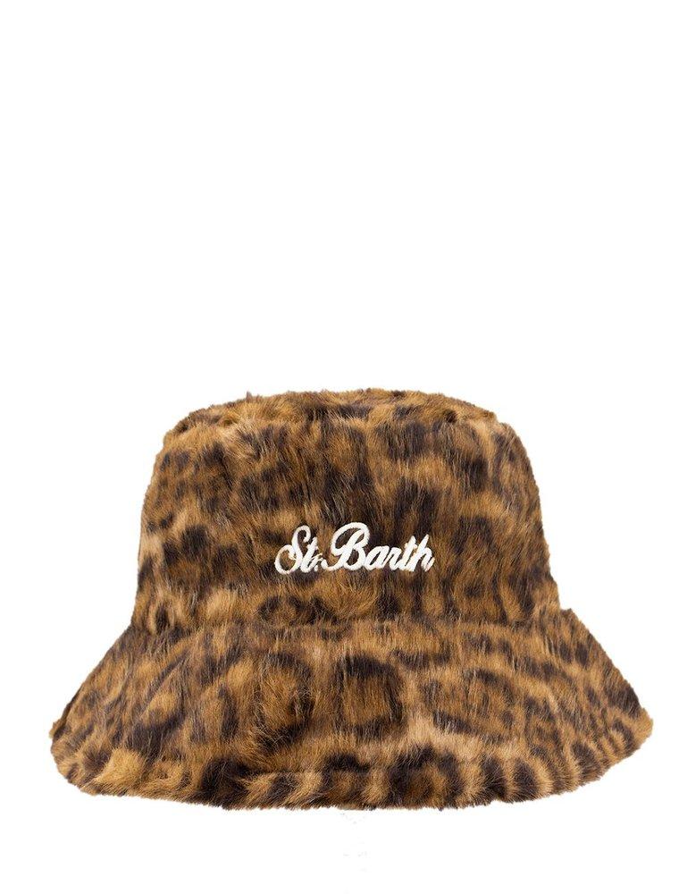 Панама меховая Saint Barth леопард