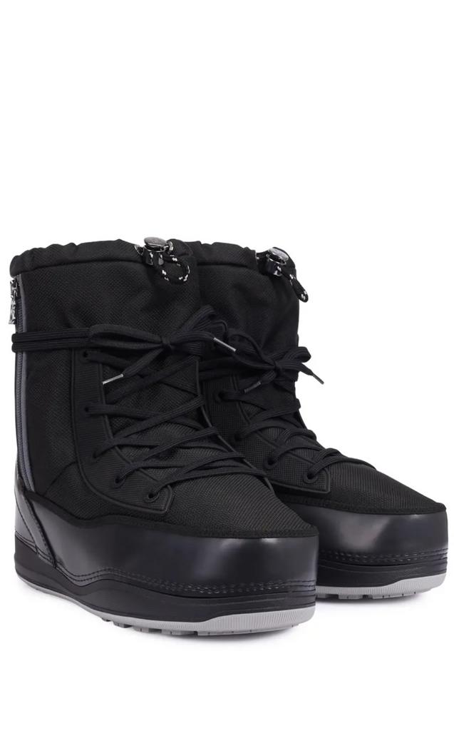 Сапоги луноходы муж BOGNER черные серым