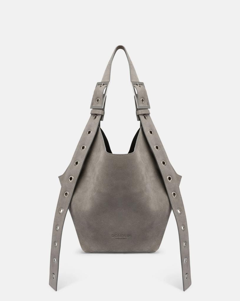 Сумка DONDUP серая замшевая