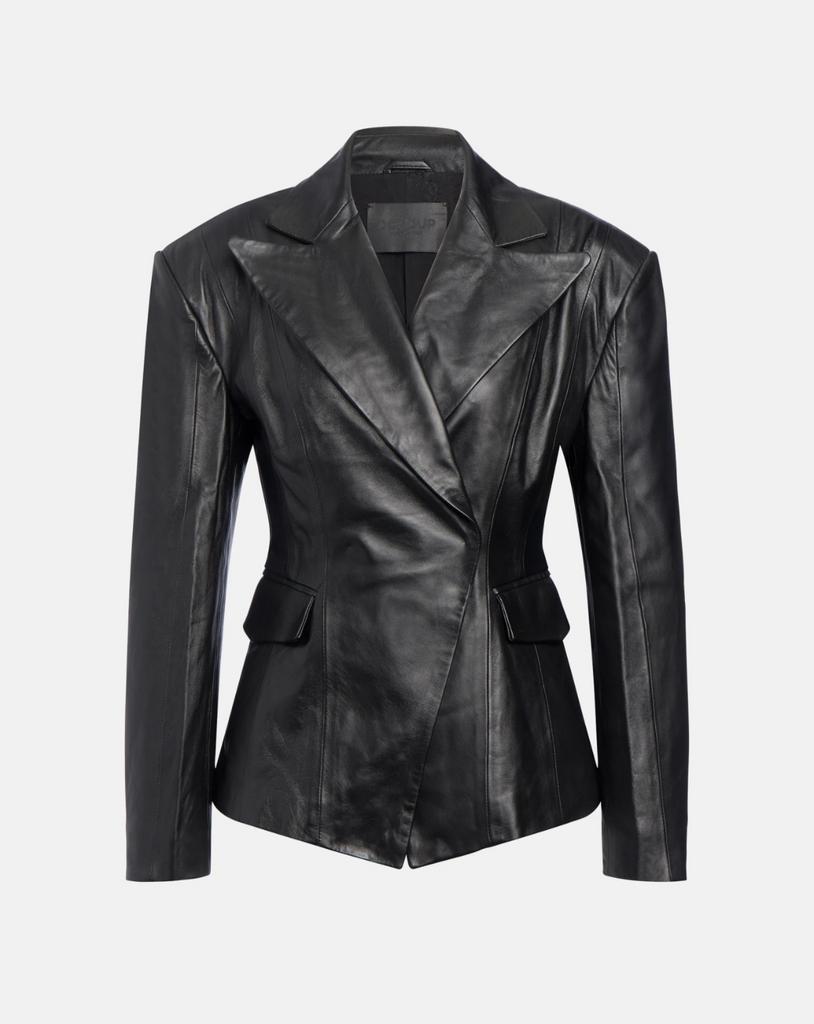 Жакет DONDUP 765 черный, кожа