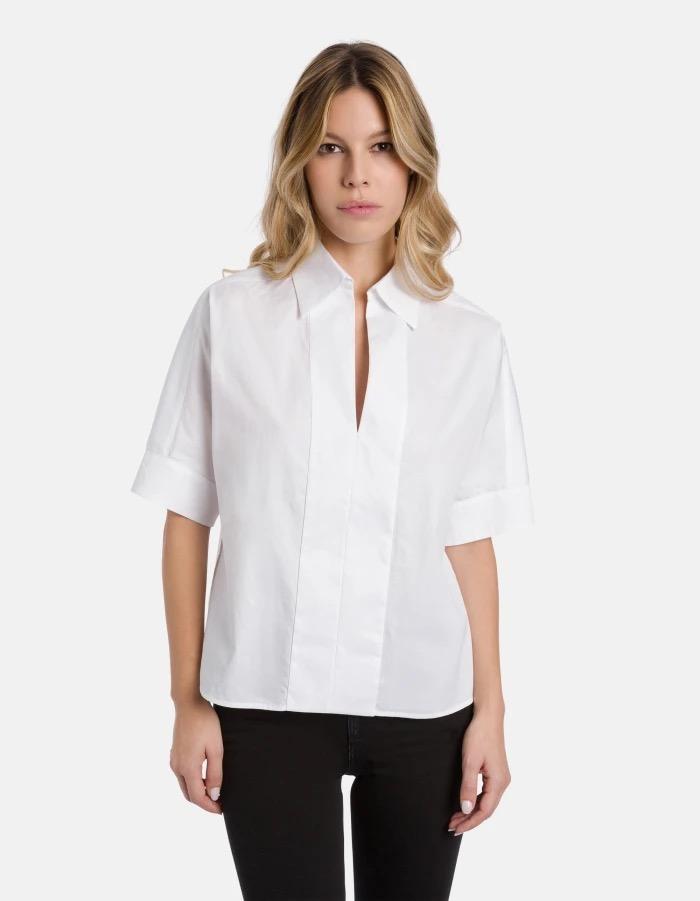 Рубашка DONDUP 495 белая коротким