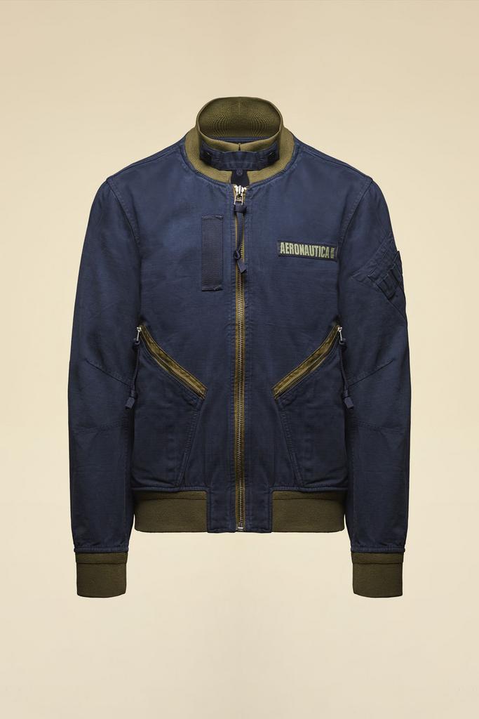 Куртка на молнии AERONAUTICA синяя