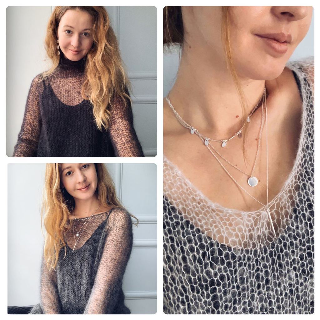 3 Мастер-класса: Свитер Паутинка с  V-вырезом, с горловиной Лодочка и с Воротом