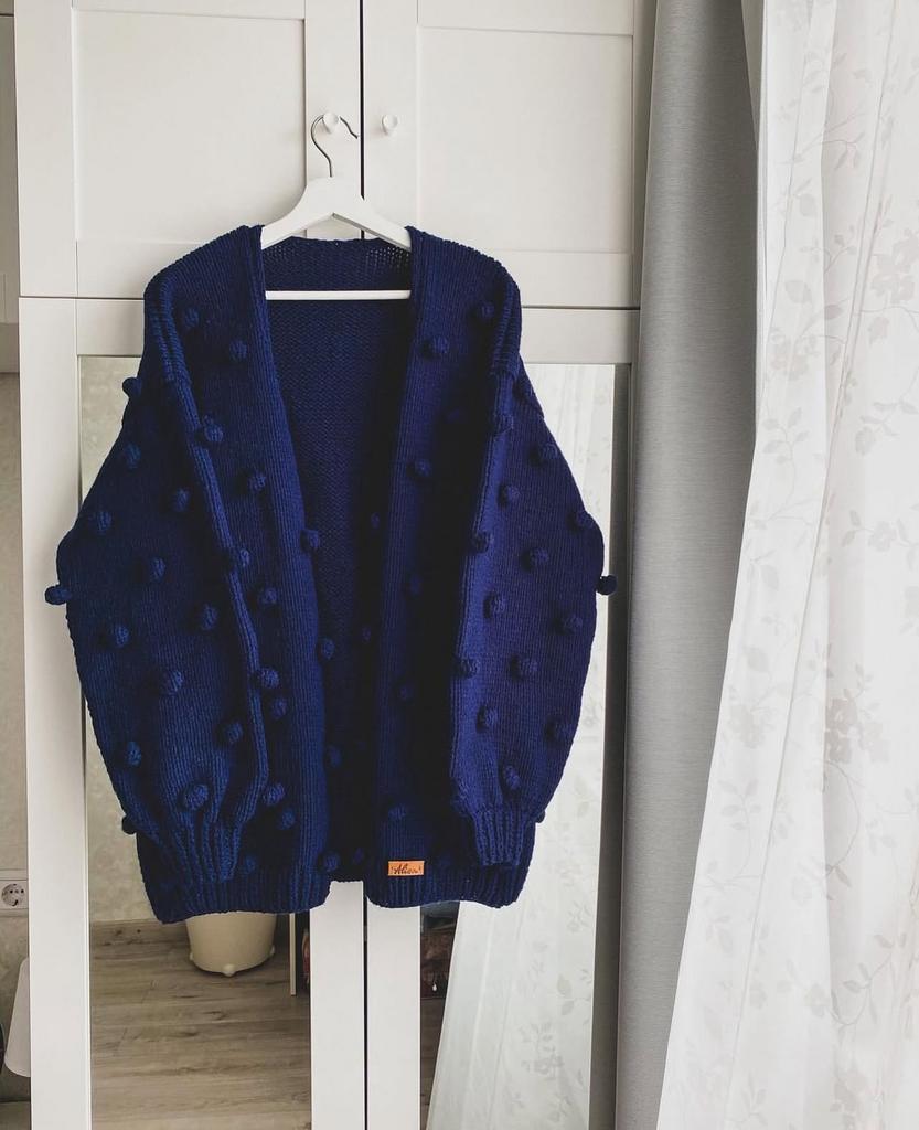 Шишечки, цвет черника