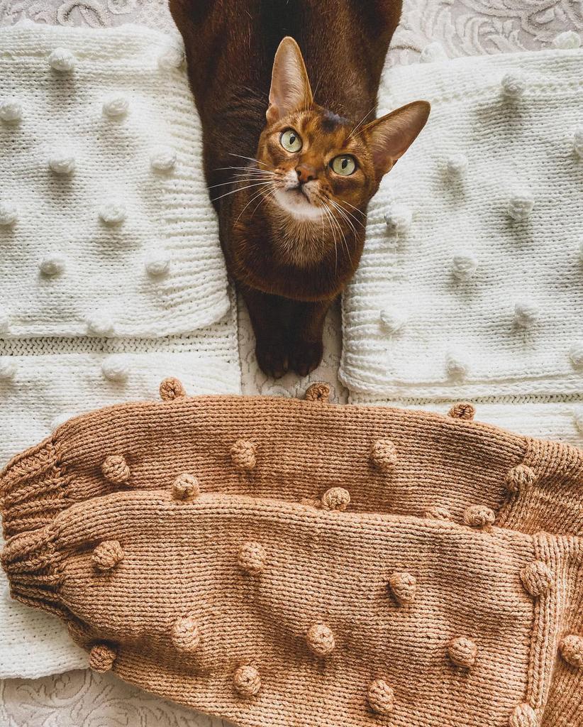 Шишечки, цвет бежевый