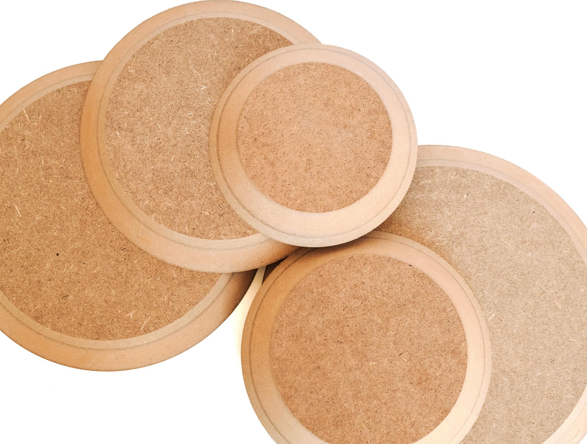 Набор из 5 круглых пуансонов