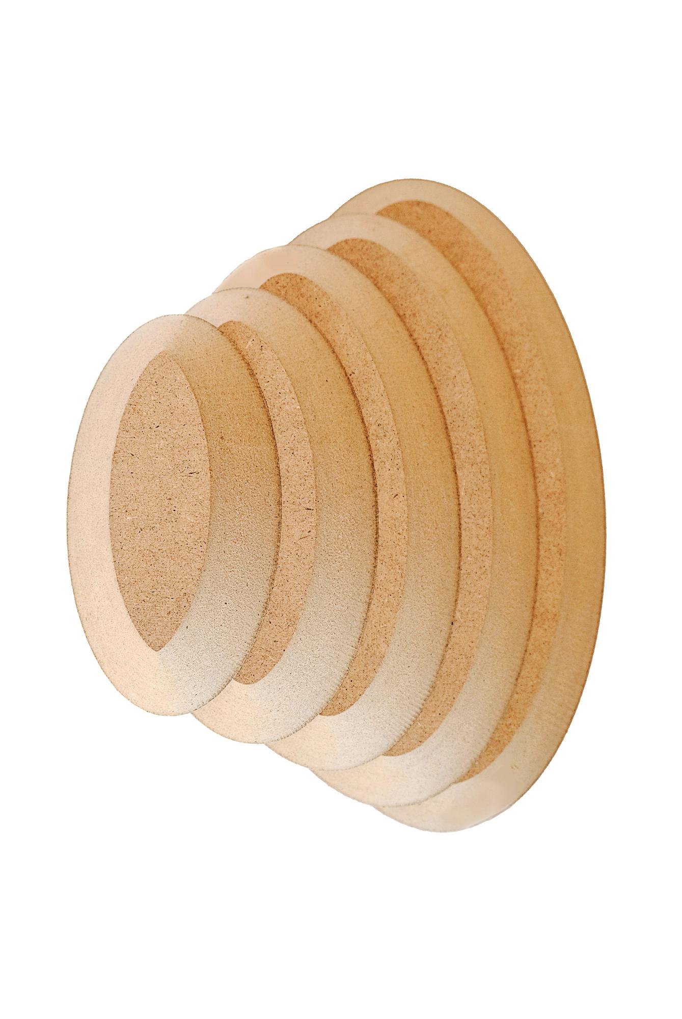 Набор из 5 овальных пуансонов