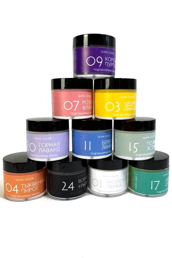 Набор подглазурок