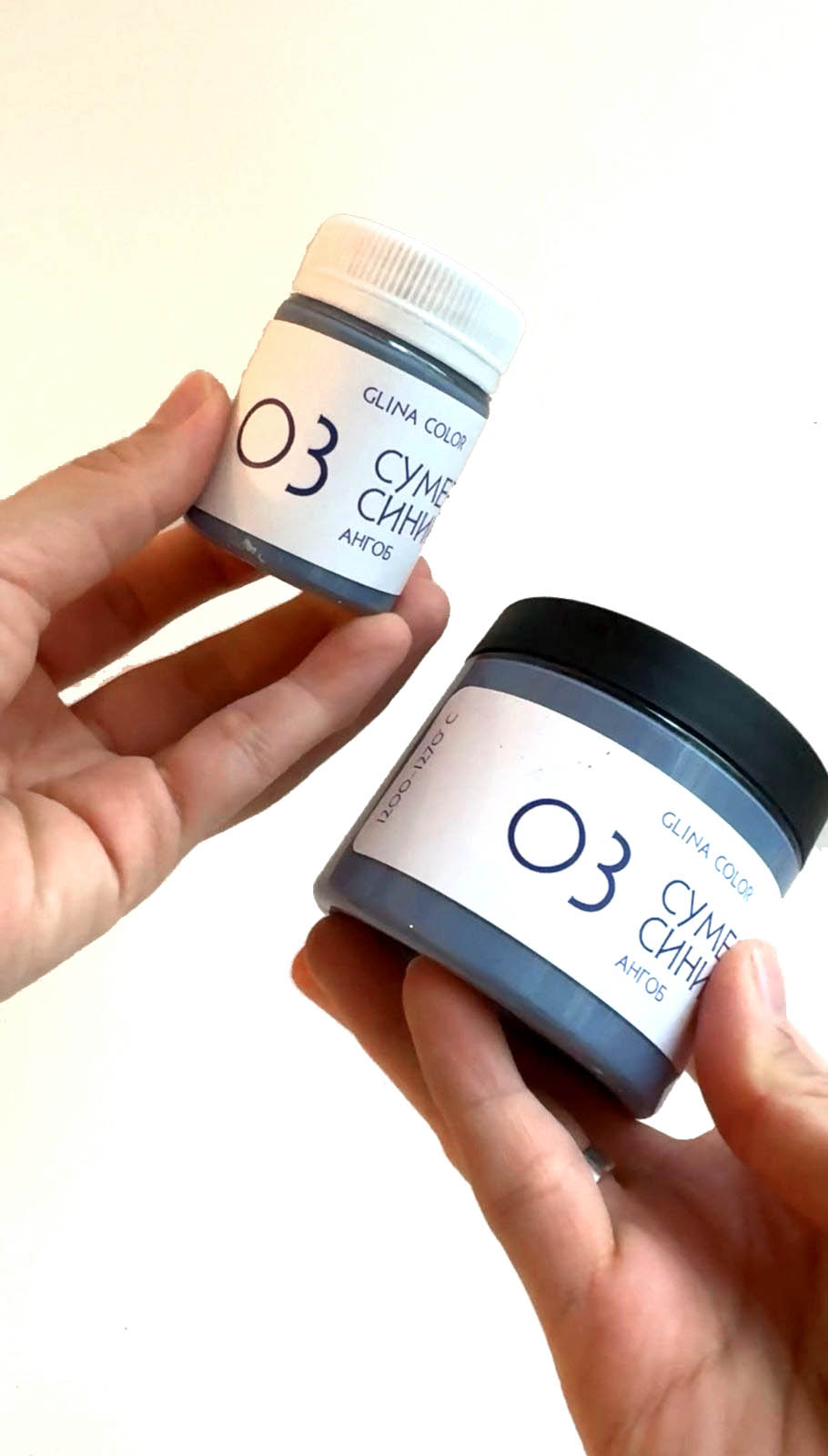 Ангоб в большой банке