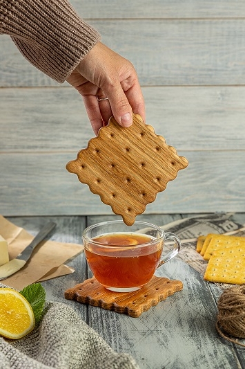 Подставка для чашки  «Печенька» 2 штуки