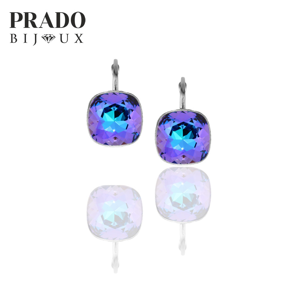 Серьги "Square  mini" helio