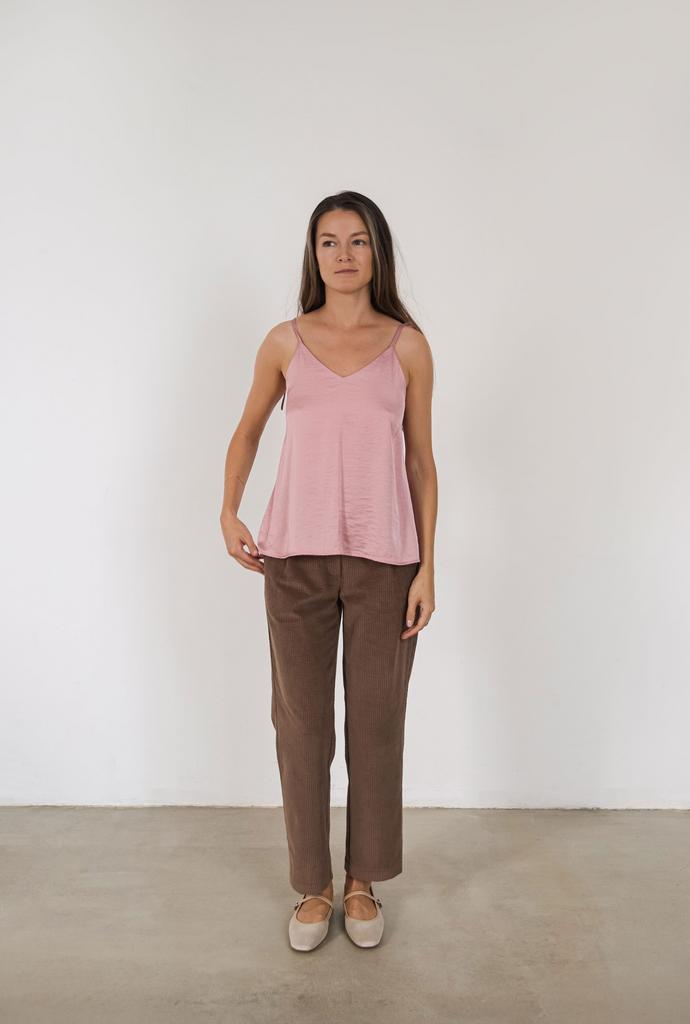 Топ розовый