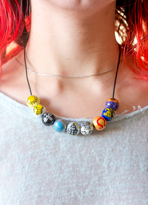 Бусы по мотивам книг о Перси Джексоне #4