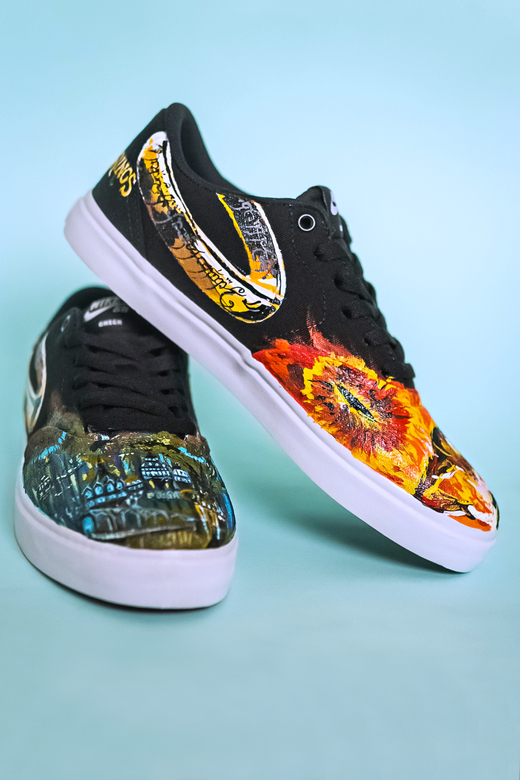 Кеды с росписью - Властелин колец. Кольцо Всевластия. Цена за роспись!