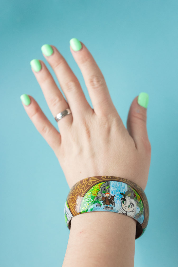 Браслет по мотивам - Тайна аббатства Келлс (лес)