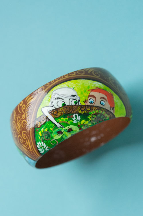 Браслет по мотивам - Тайна аббатства Келлс (лес)