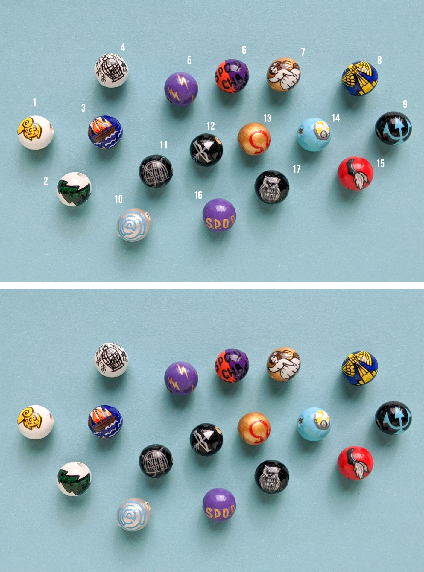 Бусины по мотивам книг о Перси Джексоне