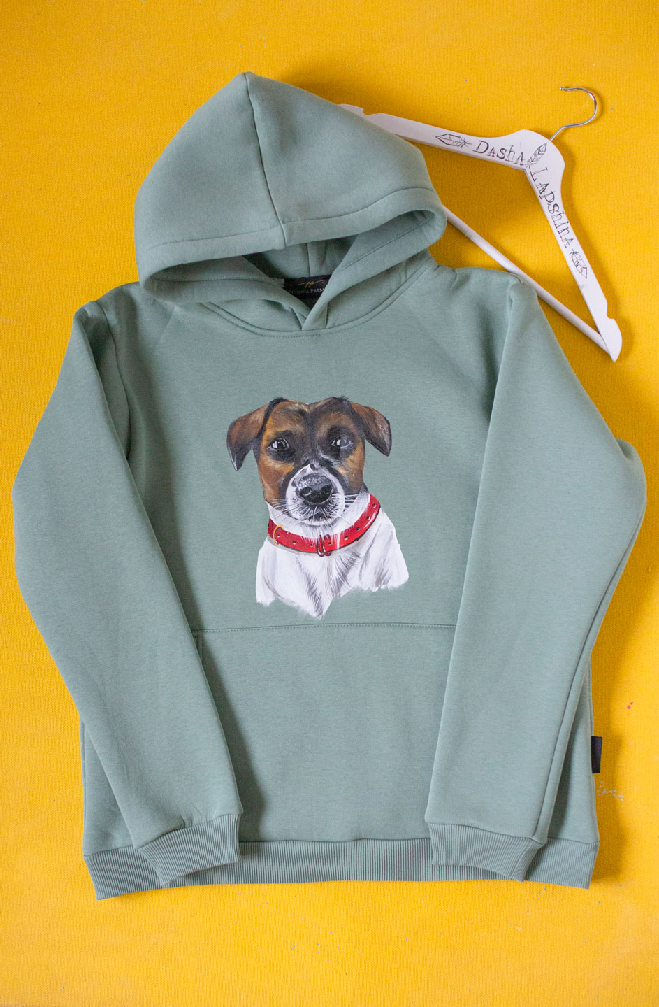 Худи или свитшот с росписью - Джек Рассел