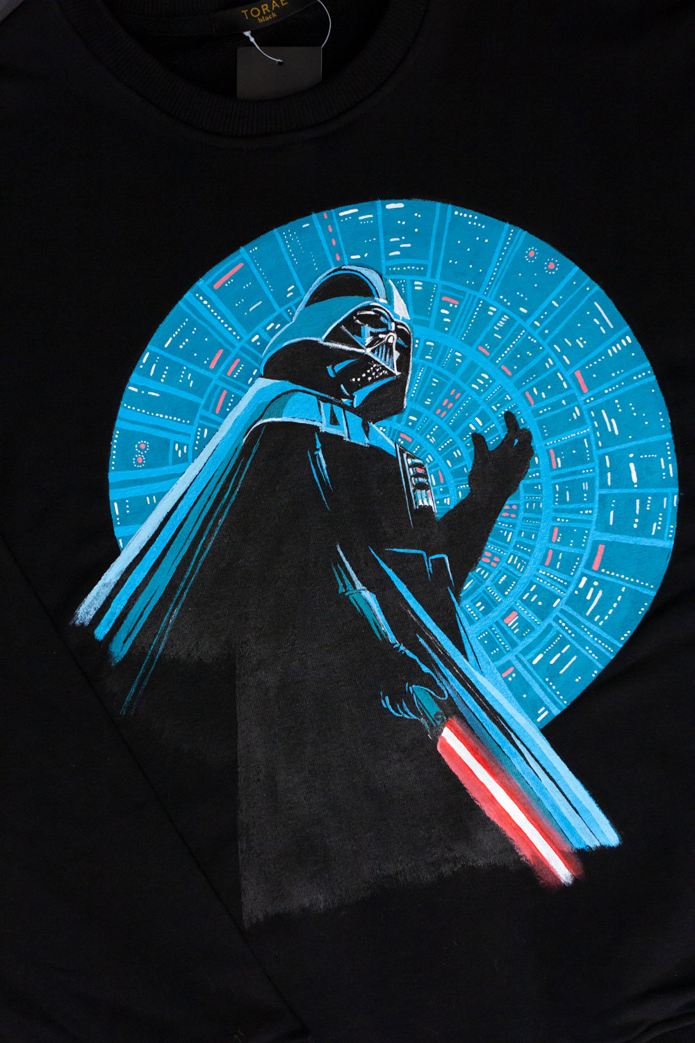 Свитшот с росписью - Дарт Вейдер