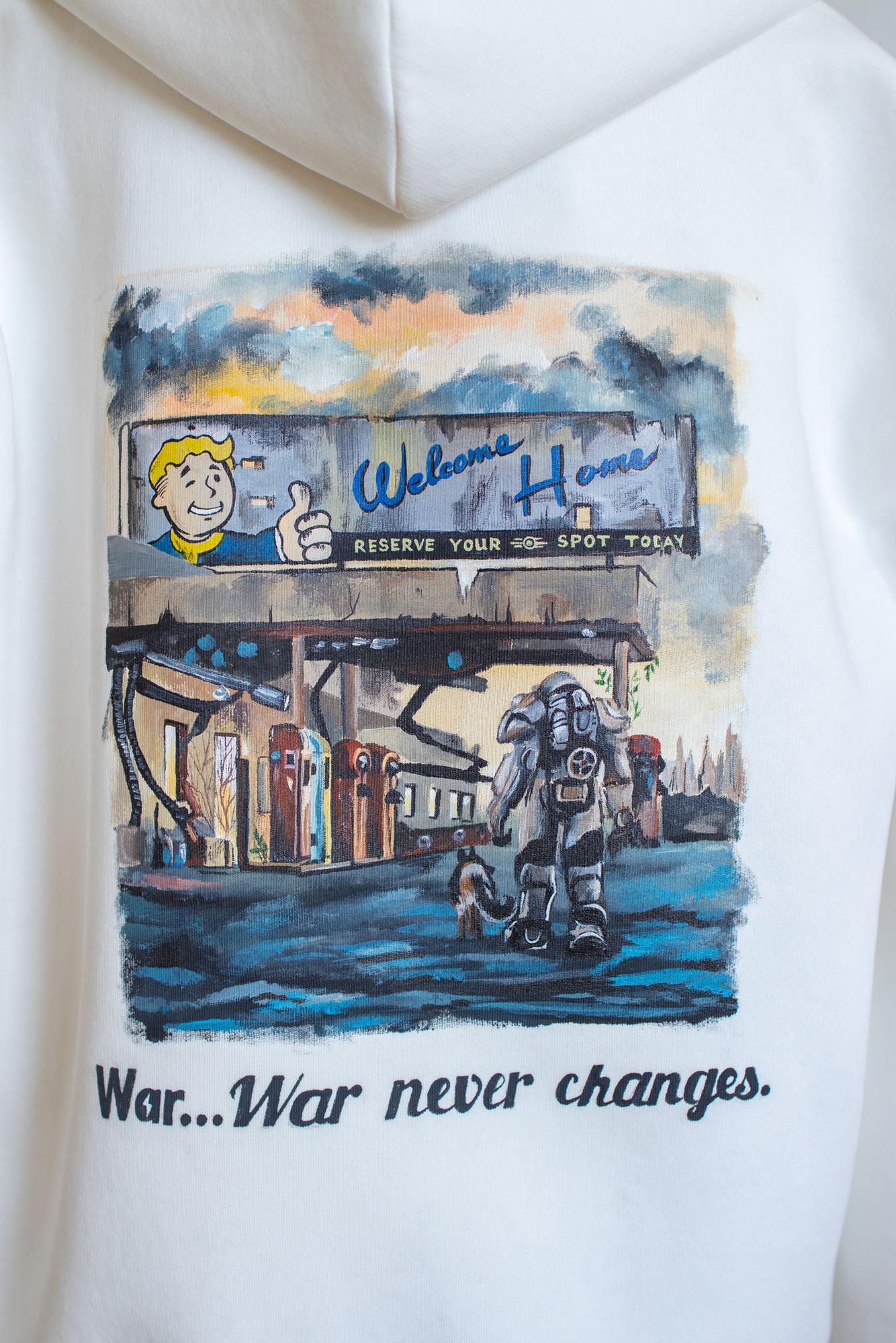 Толстовка с росписью - Fallout