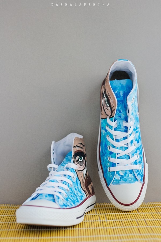 Кеды с росписью Heisenberg