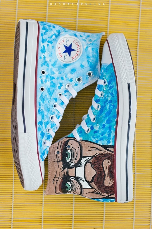Кеды с росписью Heisenberg