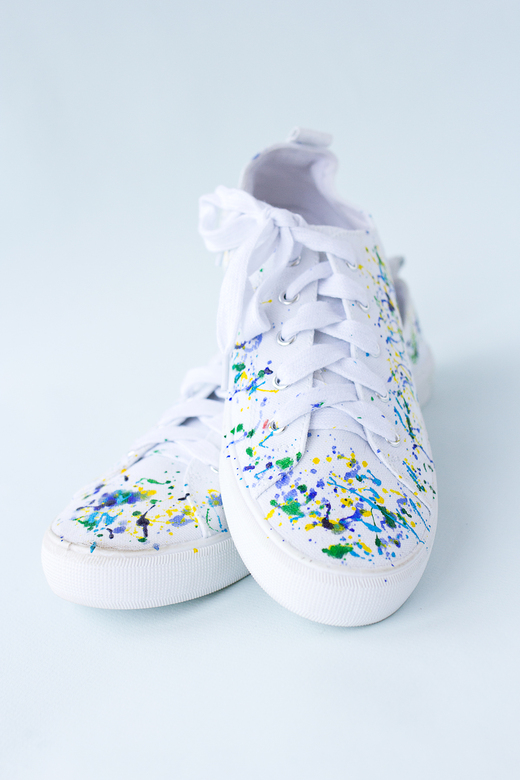 Кеды с брызгами красок Burst of Colors
