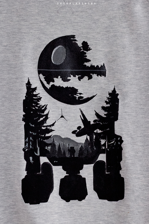 Свитшот с росписью STAR WARS