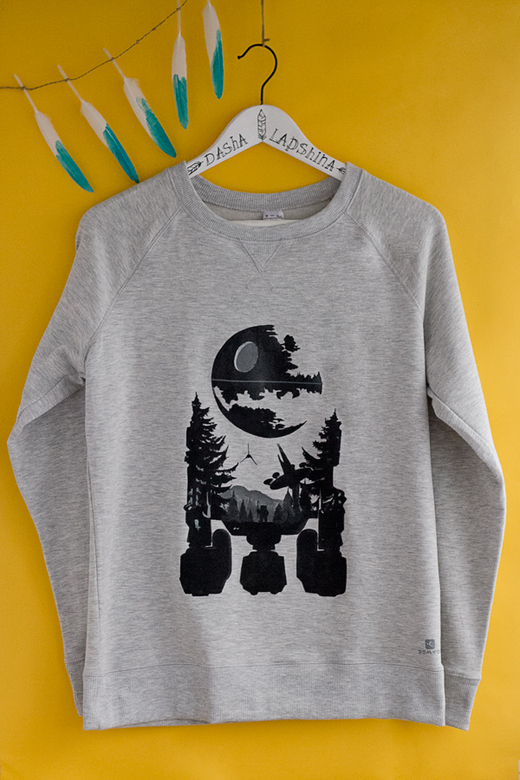 Свитшот с росписью STAR WARS