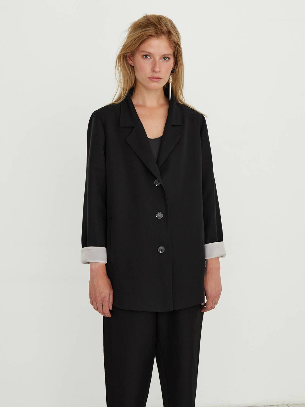 Black Tencel Jacket