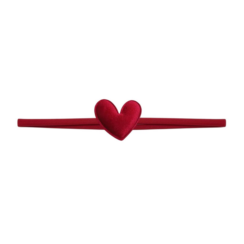 Повязка на голову "Love is" цвет: красный