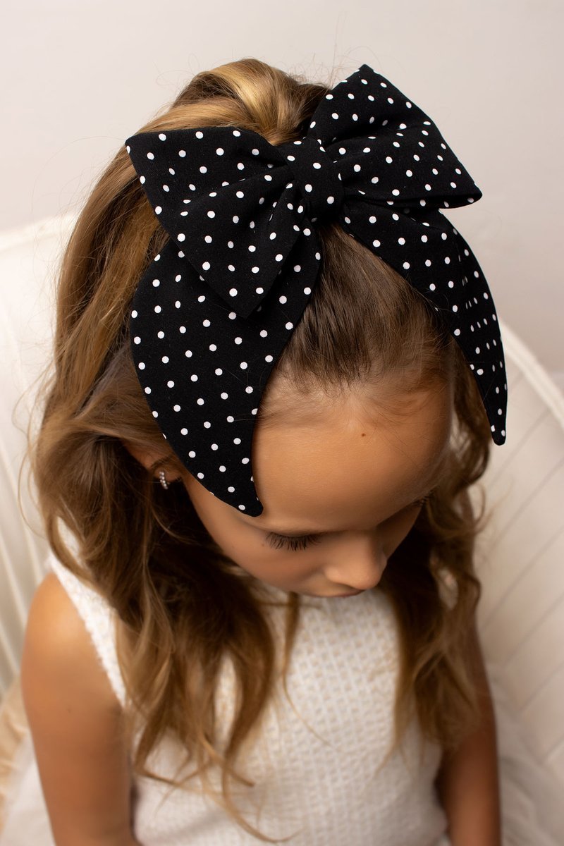 Бант на заколке «Monro/Black»