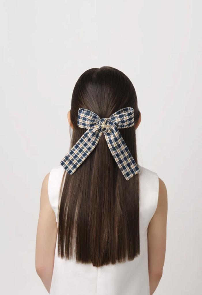 Заколка "Scotland" цвет: синий