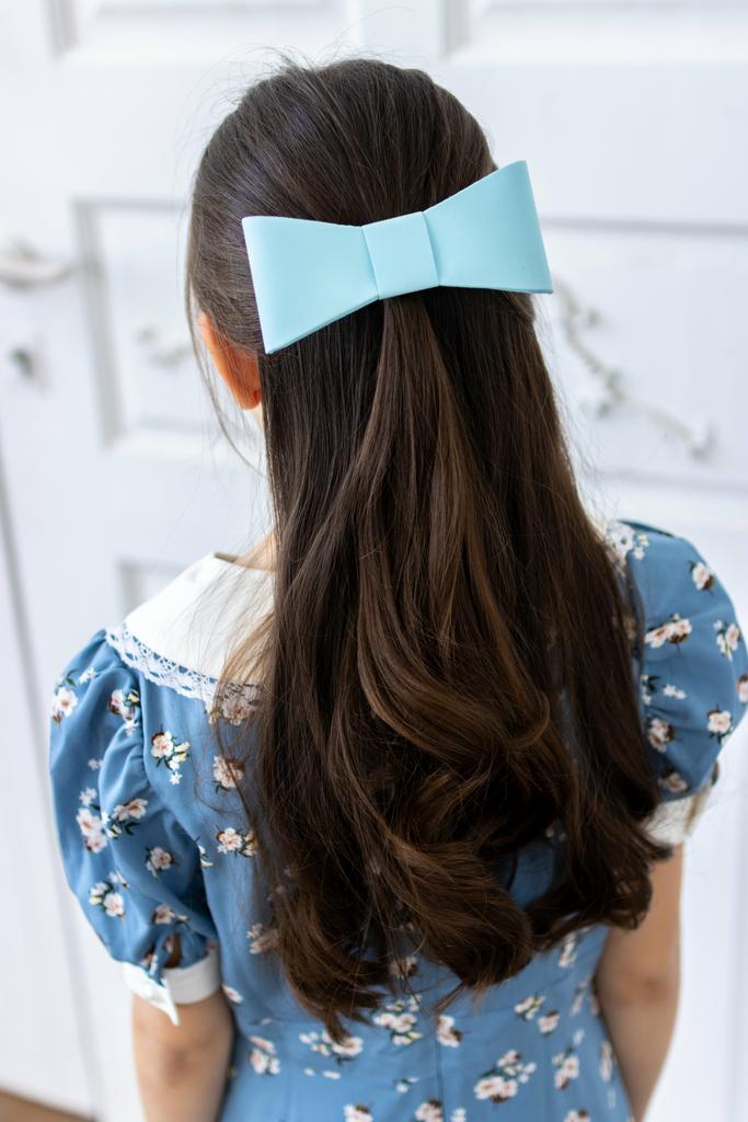 Бант на заколке "Betty" цвет: голубой