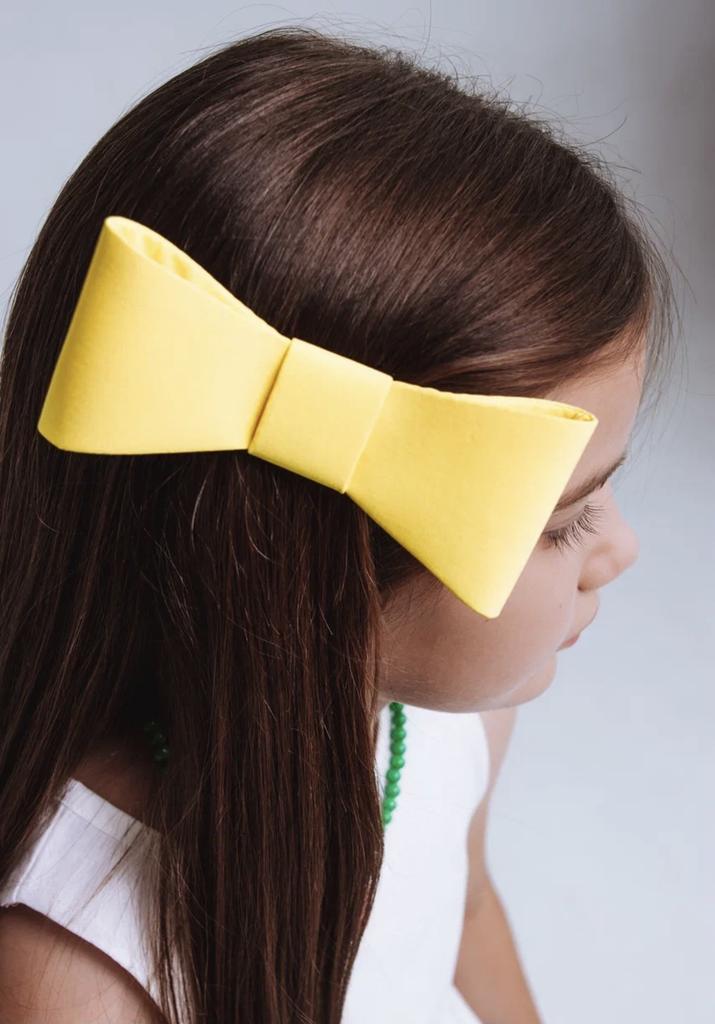 Бант на заколке "Betty" цвет: желтый