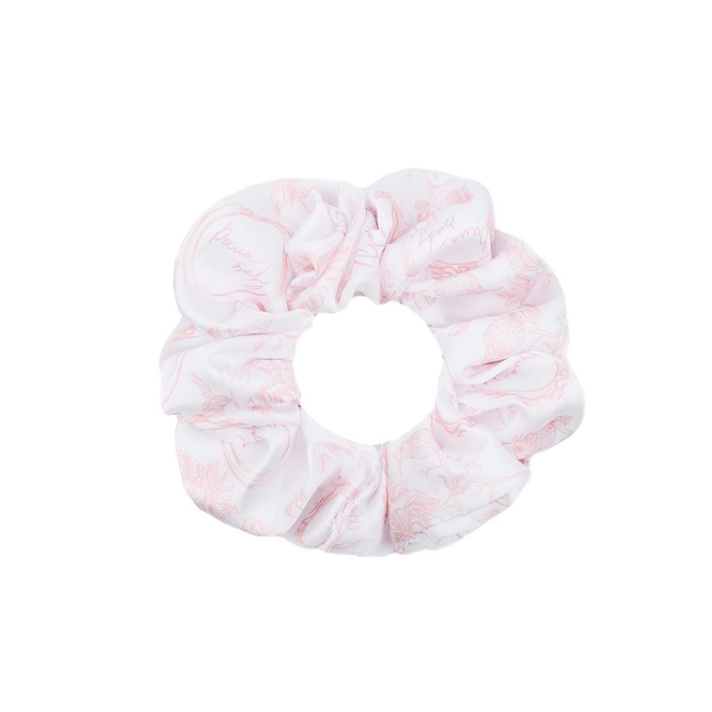 Скранч-резинка шелковая "Vintage Classic" цвет: пудровый