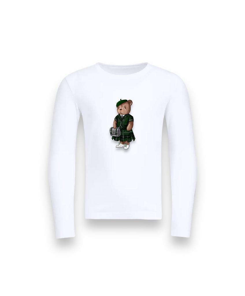 Лонгслив "Stefani " цвет: зеленая форма