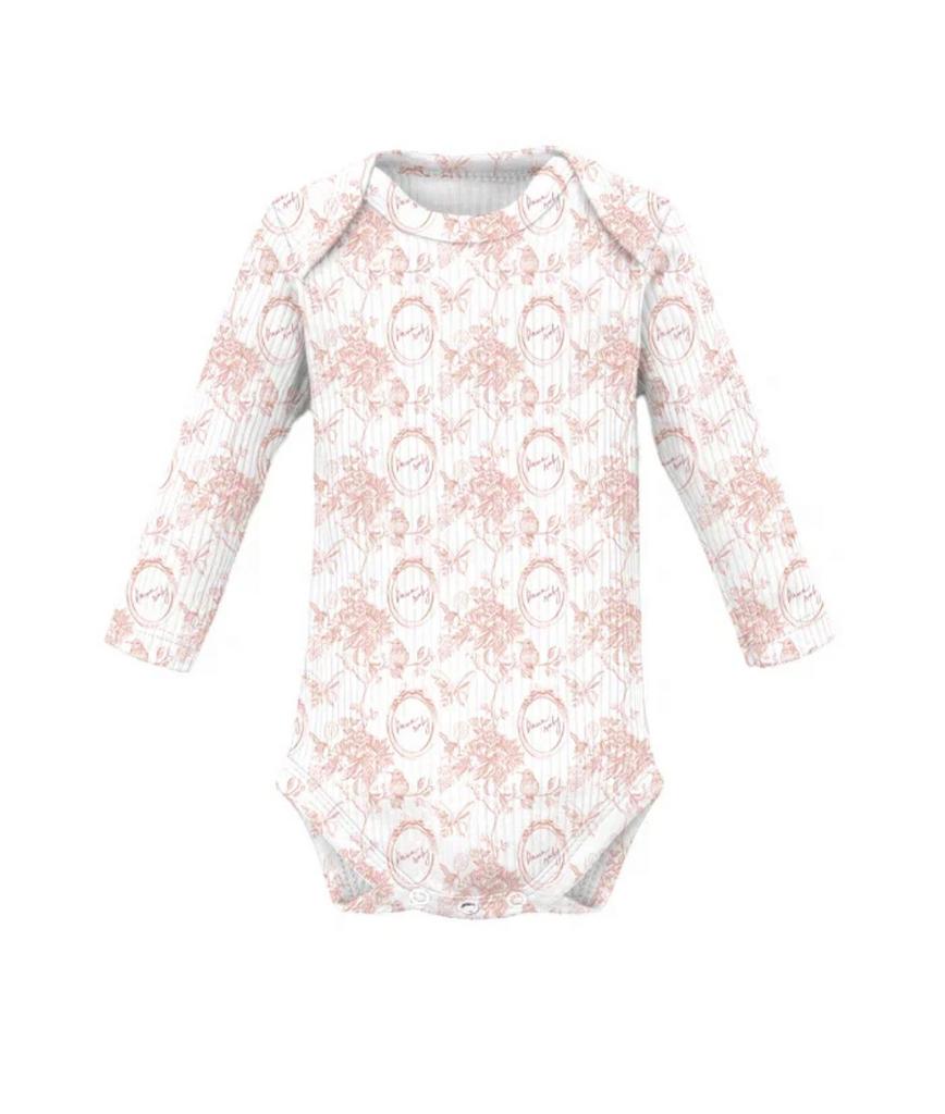 Боди с длинным рукавом Classic Vintage, цвет: розовая пудра