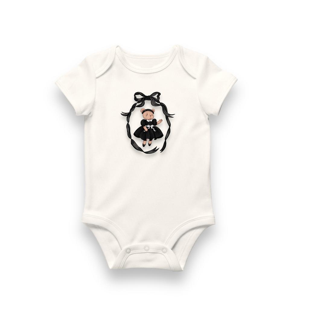 Боди с коротким  рукавом Bonny Vintage цвет: черный