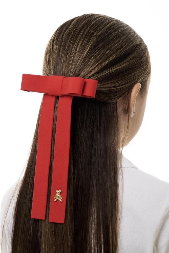 Бант на заколке "Bonny" цвет: красный