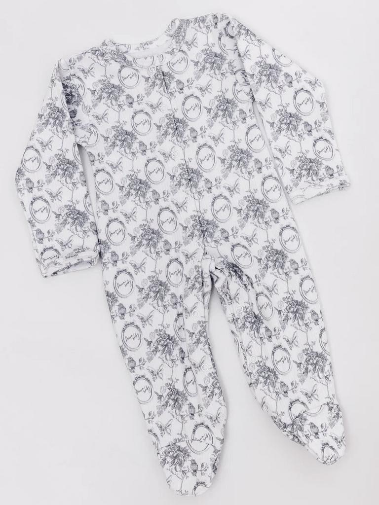 Комбинезон-cлип Classic Vintage, цвет: серый/белый