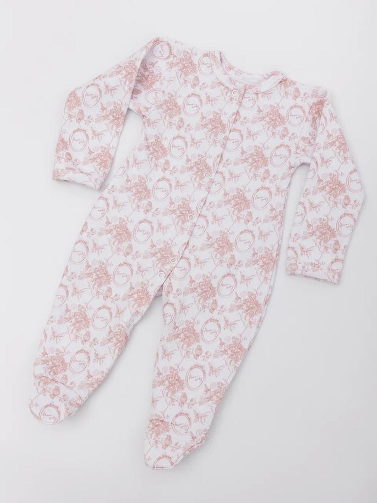 Комбинезон-cлип Classic Vintage, цвет: розовая пудра/белый