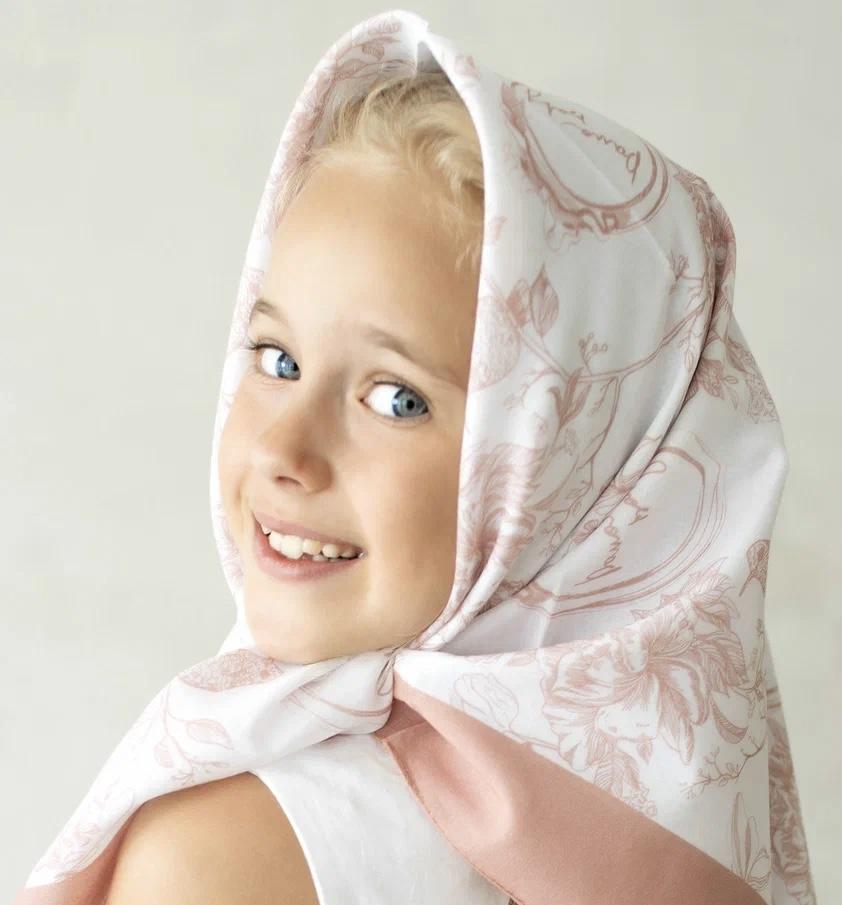 Хлопковый платок "Classic Vintage" цвет: пудра